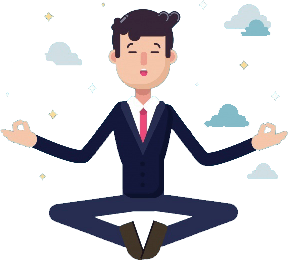 Clipart Royalty Free Download How I Cure Insomnia In - Meditacion En El Trabajo - Png Download (626x585), Png Download