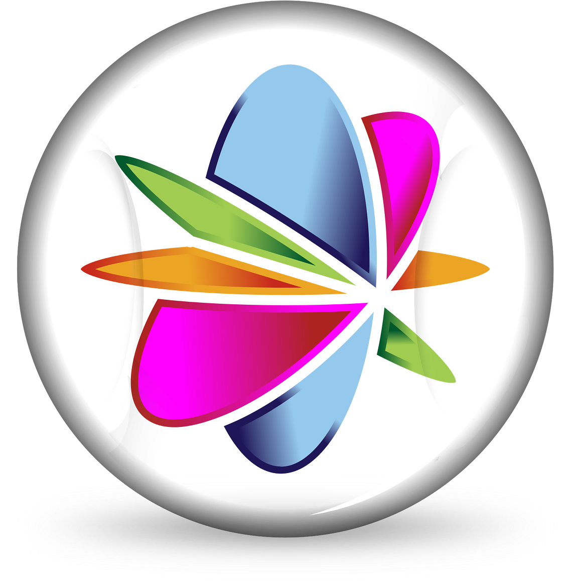 Ball Crystal Ball Class Ball - Graphic Design Clipart (1280x1205), Png Download