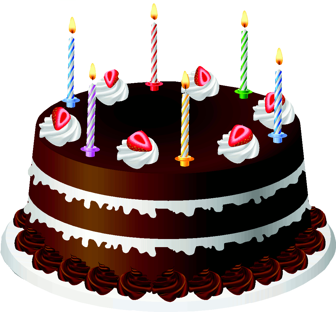 Cake Png Transparent Transparent Background - Happy Birthday Cake Png Clipart (1117x1039), Png Download