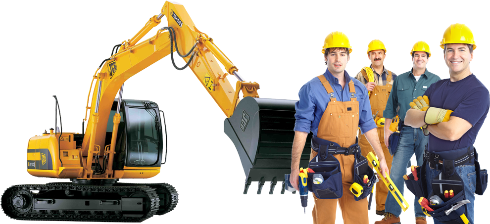 Civil Construction Jobs Png - Construction Civil Worker Png Clipart (990x459), Png Download