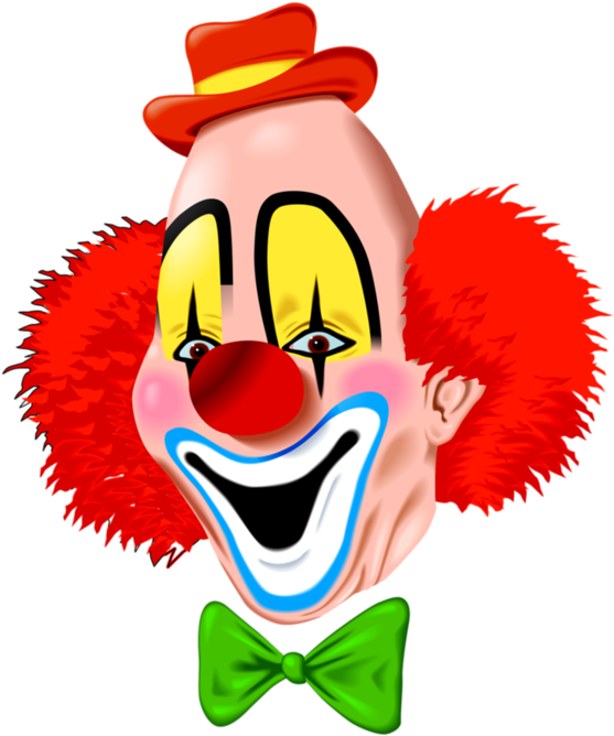 Clown's Png Image Mail Art, Circus Theme, Circus Clown, - Transparent Background Clown Clipart (600x680), Png Download