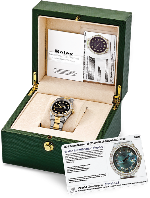 Each Certified Pre-owned Watch Is Presented In Green - Camera Lens Clipart (600x723), Png Download