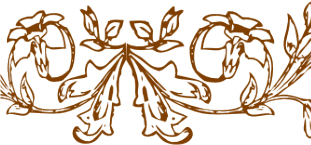 Original - Gold Flower Design Png Clipart (640x480), Png Download