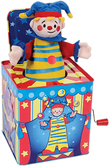 Circus Clown Jack In The Box - Silly Circus Jack In The Box Clipart (478x679), Png Download