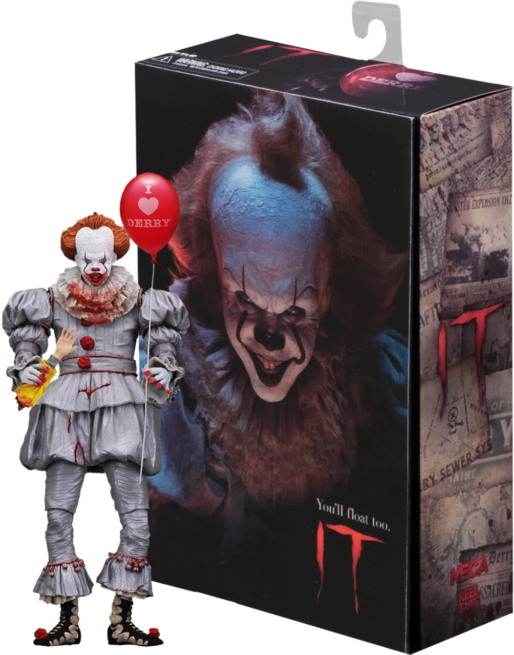 Neca Ultimate Pennywise , Png Download Clipart (1004x1278), Png Download