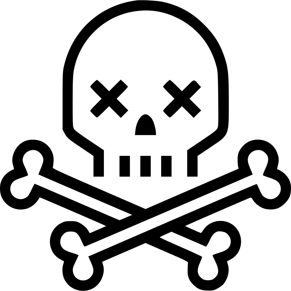 Skull Crossbones Skeleton Death Comments - Skull And Crossbones Transparent Clipart (980x982), Png Download