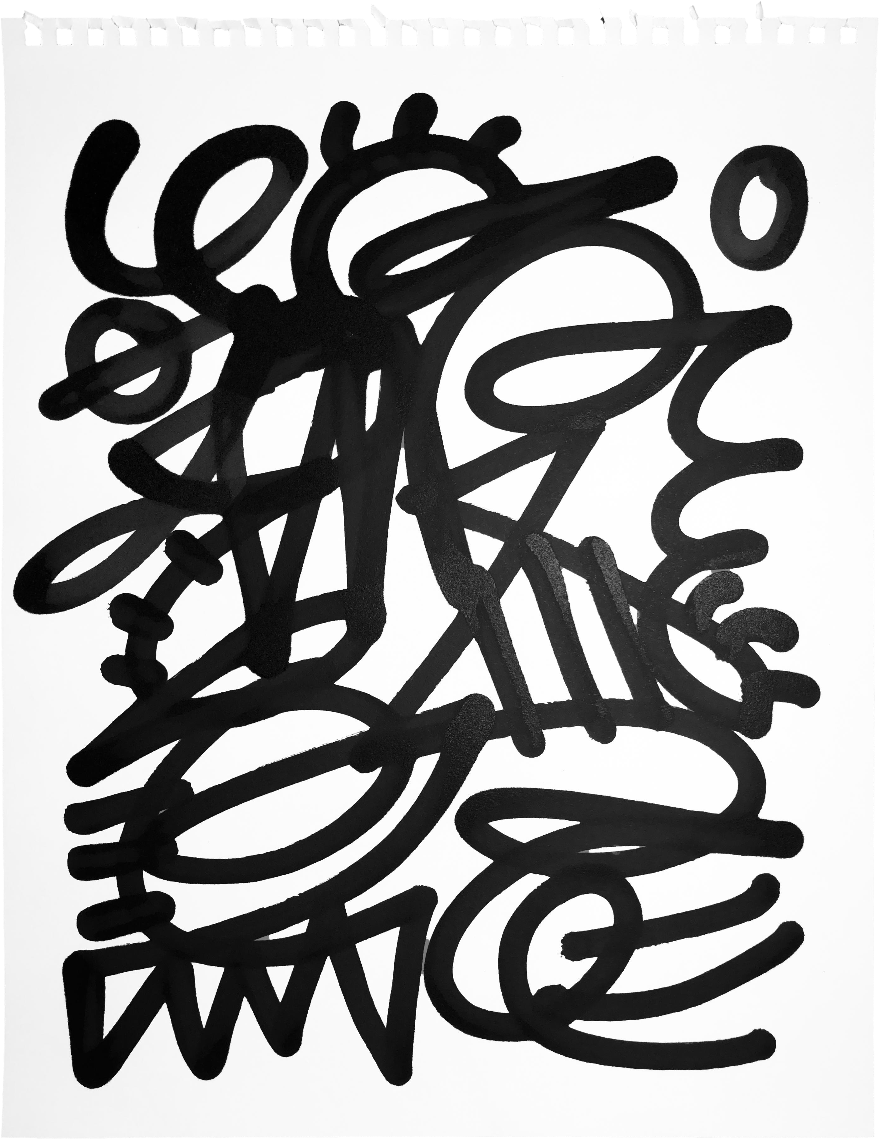 Vector Free Stock Alic Daniel Black Entangled On Paper - Calligraphy Clipart (3110x4031), Png Download