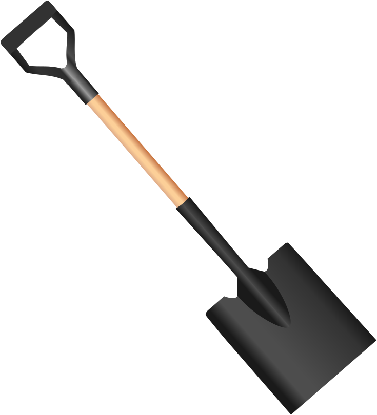 Shovel Typeb - Clipart Gambar Cangkul - Png Download (768x1024), Png Download