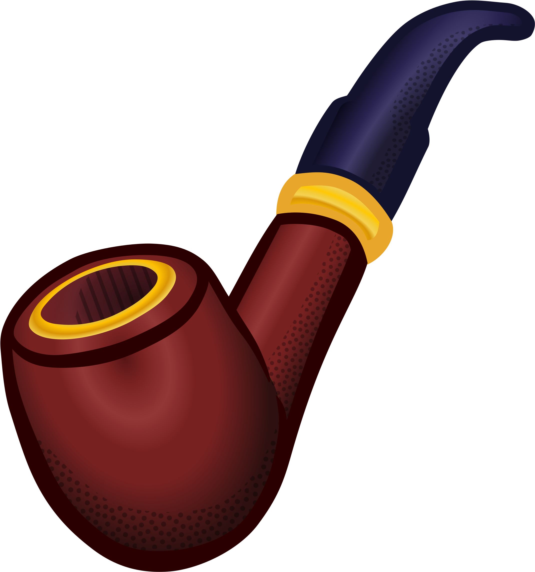 Pipe Smoking - Clip Art Pipe - Png Download (673x720), Png Download