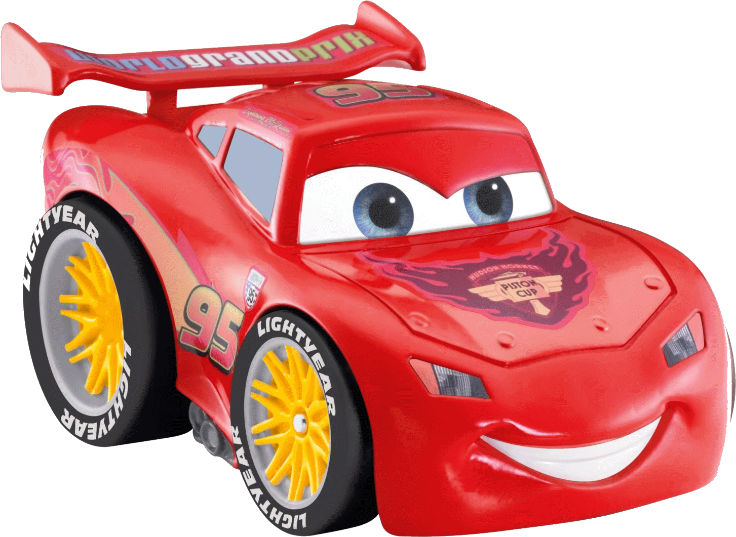 Lightning Mcqueen Mater Mc - Red Car Toy Png Clipart (1468x1073), Png Download