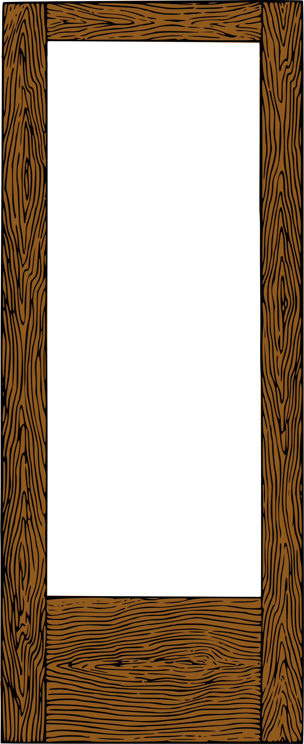Big Image - Wood Clipart (982x2400), Png Download