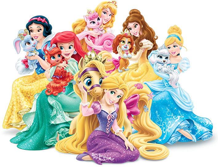 Disney Princess - Palace Pets Disney Princess Png Clipart (720x544), Png Download