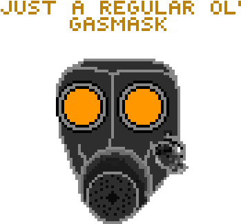 Just A Regular Ol' Gas Mask - Gas Mask Clipart (1024x576), Png Download