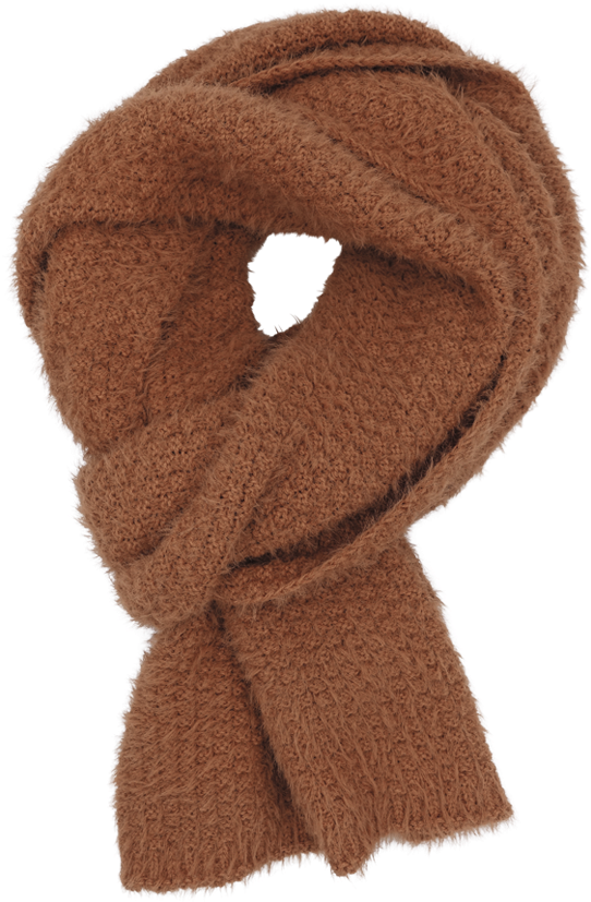 Scarf - Brown Scarf Png Clipart (1000x1000), Png Download