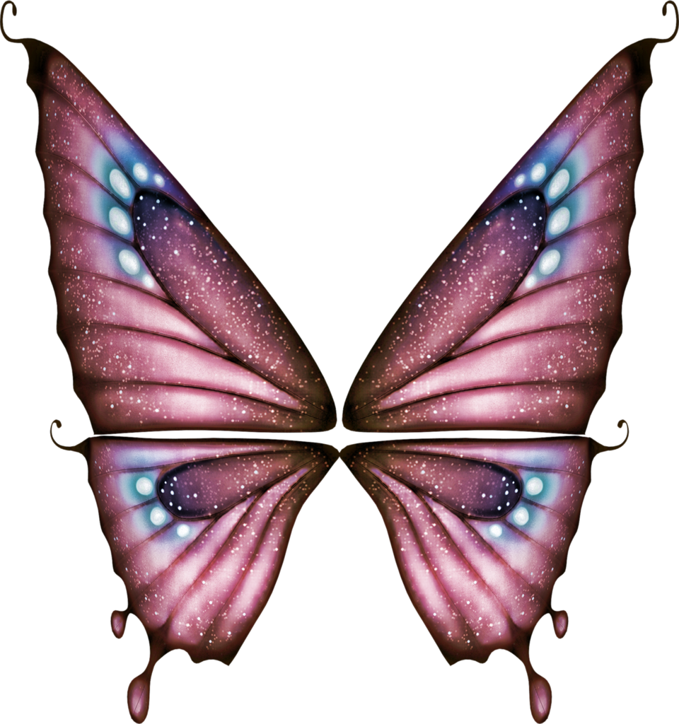 Fairies & Gnomes - Крылья Бабочки Пнг Clipart (960x1024), Png Download
