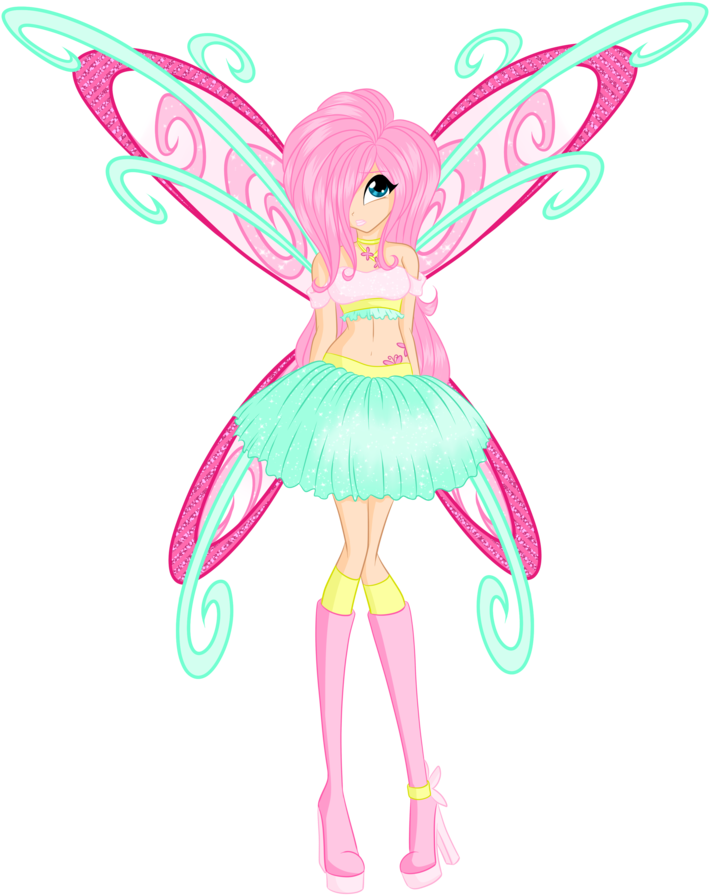Iikiui, Belly Button, Clothes, Fairy, Fairy Wings, Clipart (709x895), Png Download