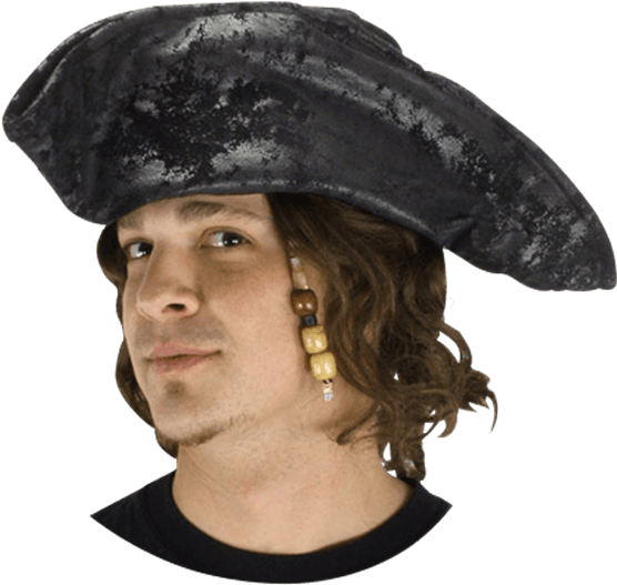 $20 Old Black Pirate Hat - Make A Pirate Hat Clipart (555x555), Png Download
