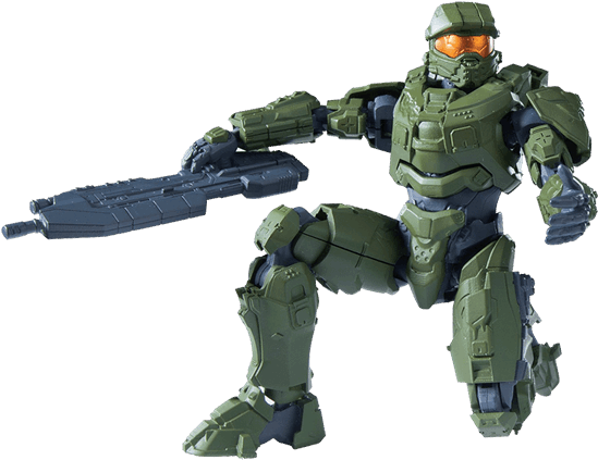 Master Chief Level 2 Sprukit - Sprukits Halo Master Chief Level 2 Painted Clipart (600x600), Png Download