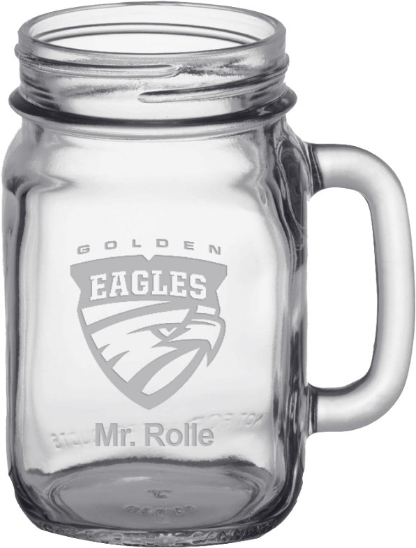 Mason Jar Mug 8oz Gift - Water Bottle Clipart (800x800), Png Download