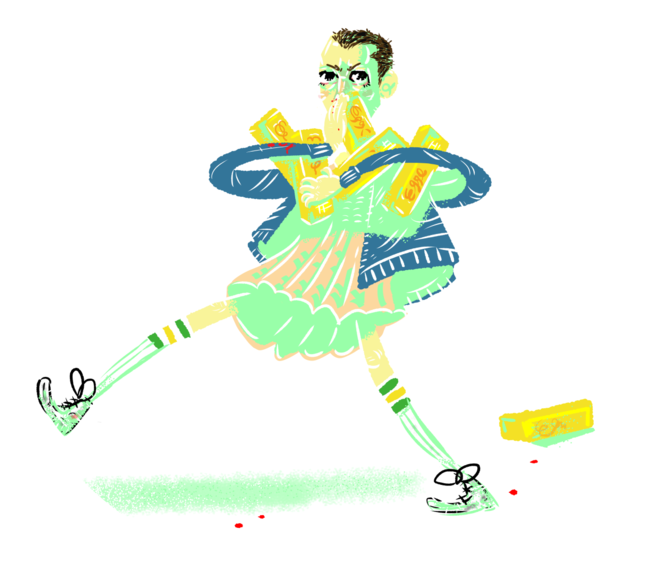 Green Yellow Vertebrate Text Cartoon Art Product Organism - Illustration Clipart (680x607), Png Download