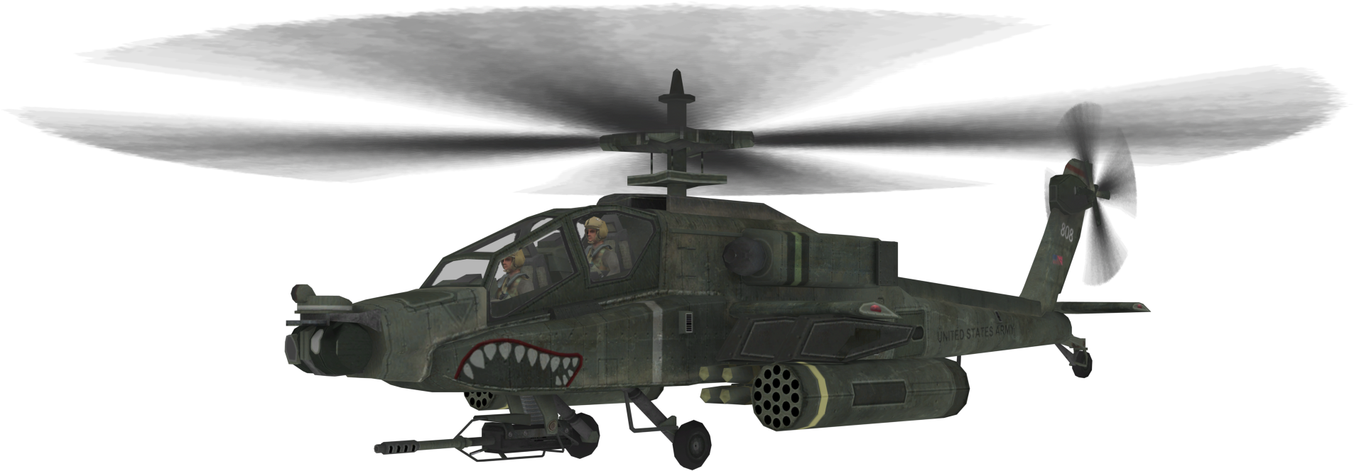 Apache Helicopter Png - Call Of Duty Apache Clipart (2000x900), Png Download