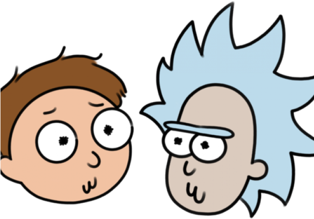 Rick And Morty Clipart Rick Face - Rick And Morty Face Transparent - Png Download (640x480), Png Download