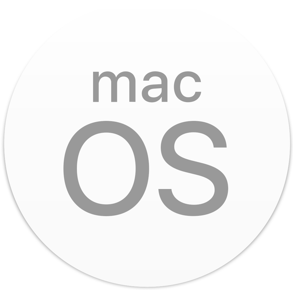 Macos Logo Clipart (1024x1024), Png Download