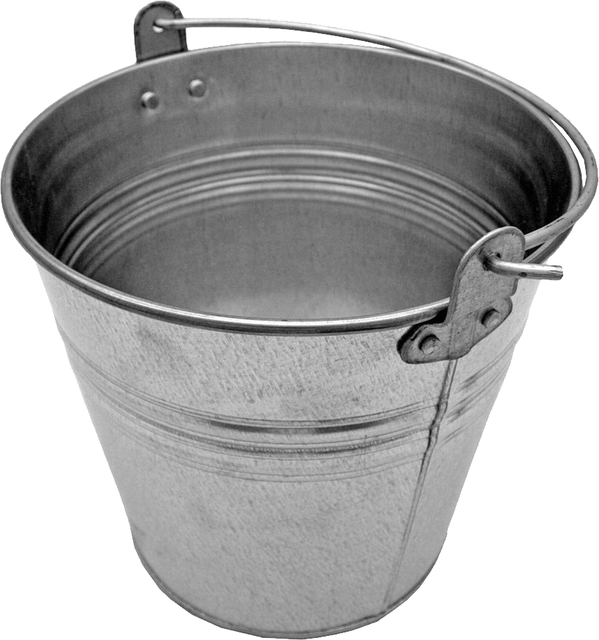 Bucket Best Vintage Png - Transparent Background Bucket Png Clipart (864x923), Png Download