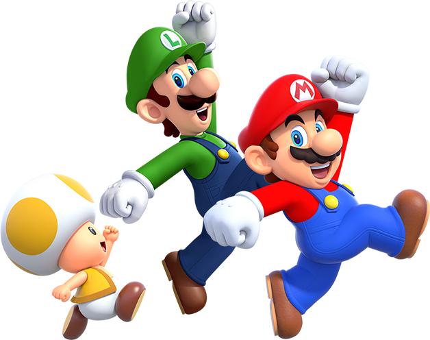 New Super Mario Bros U Mario Clipart (628x496), Png Download