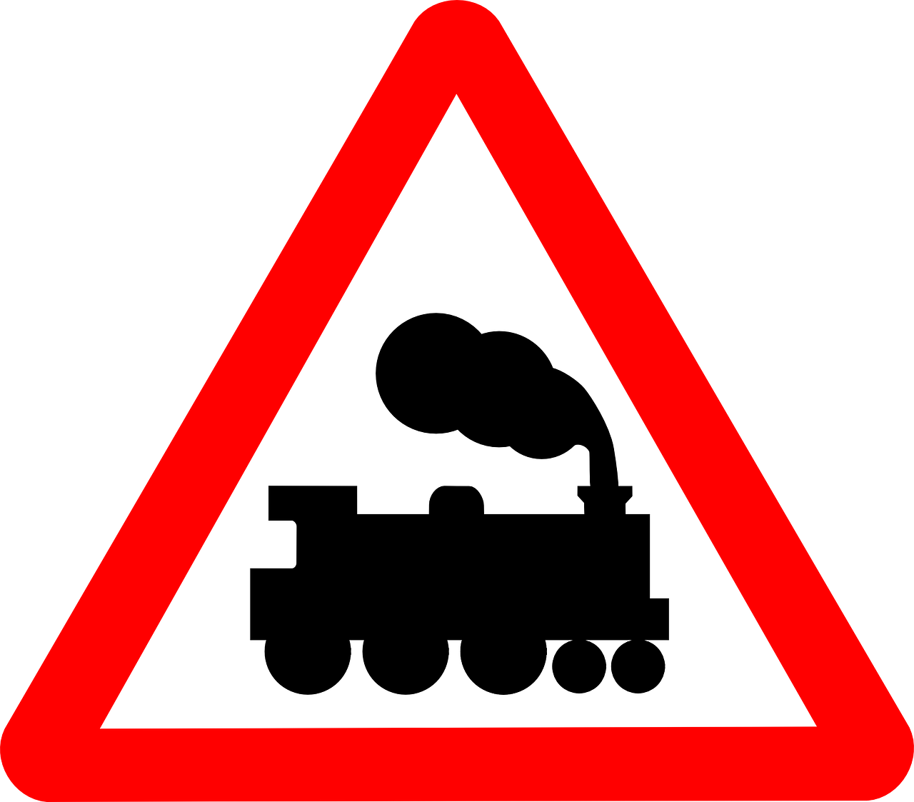 Railway Crossing 26540 960 720 - Road Work Signs Uk Clipart (820x720), Png Download