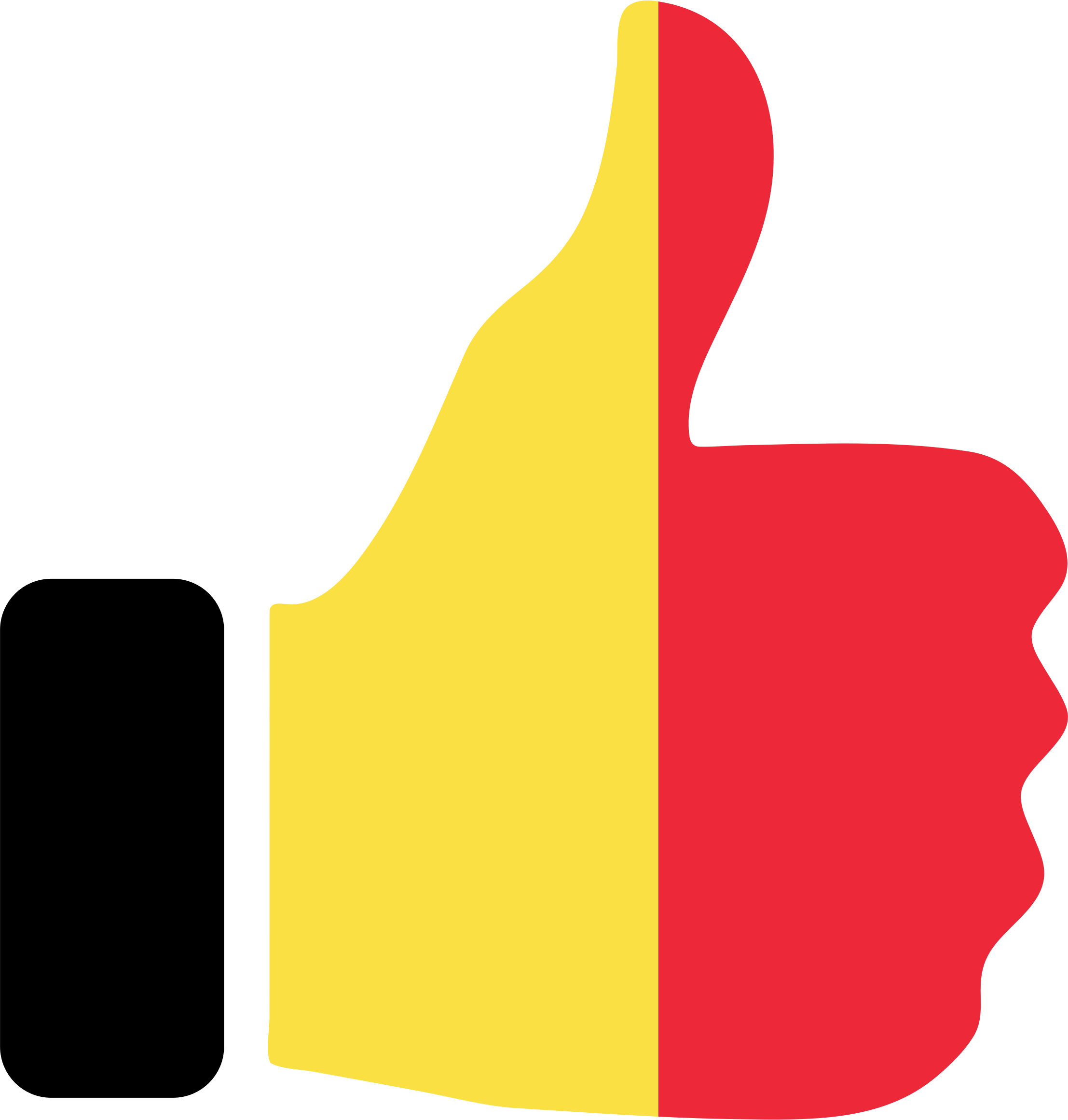 This Free Icons Png Design Of Thumbs Up Belgium Clipart (2214x2320), Png Download