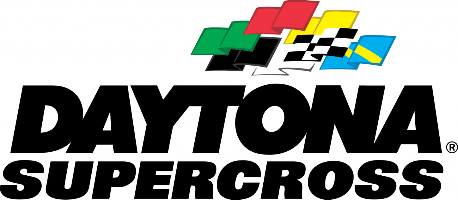 2019 Daytona Supercross Checkered Flag Challenge - Daytona Supercross Logo Png Clipart (1600x699), Png Download