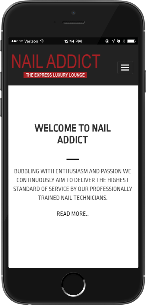 /images/logos/nail Addict/3 - Iphone Clipart (1228x1010), Png Download