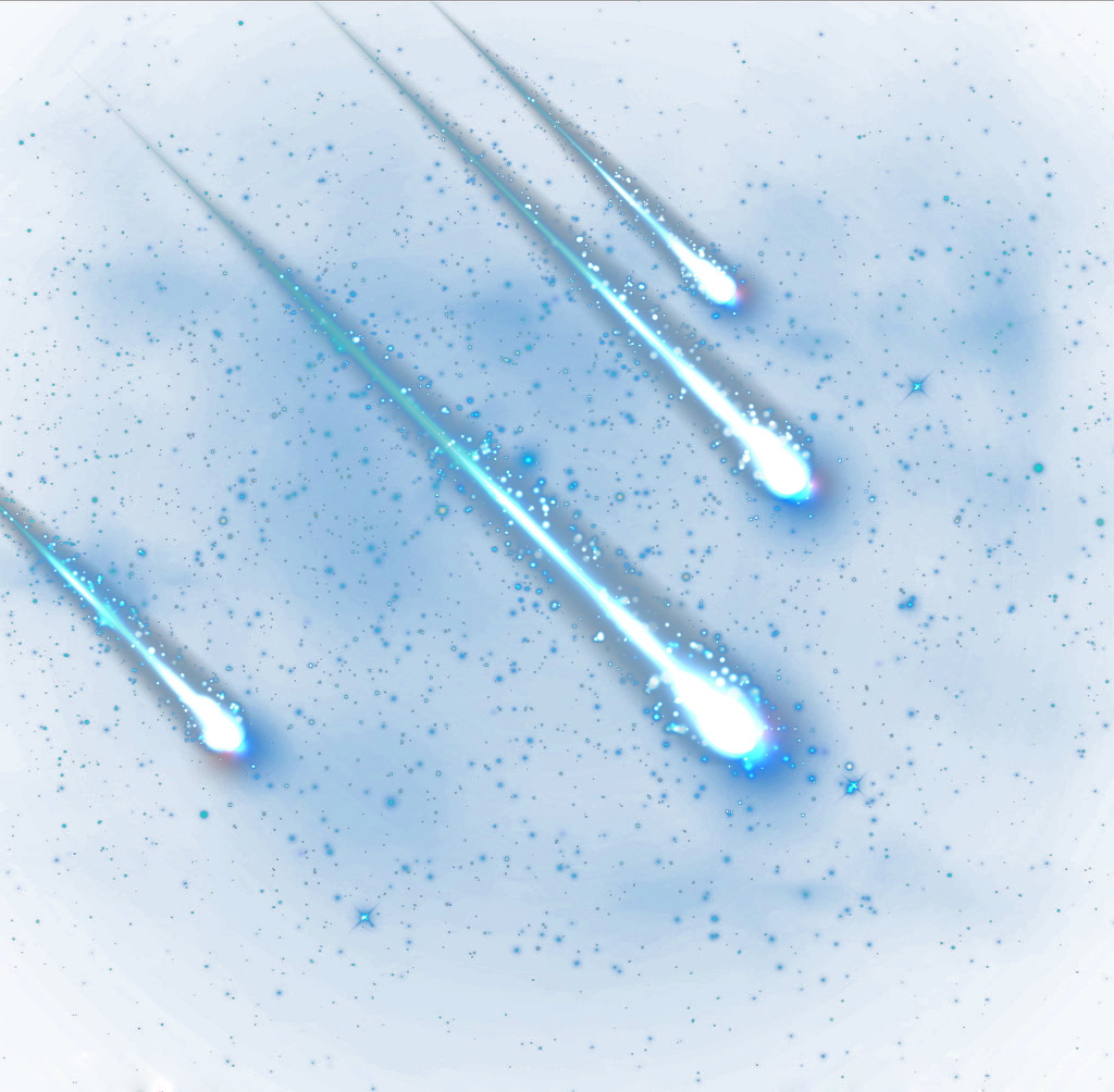Meteor Effect Element Psd Image - Meteor Clipart (1024x1004), Png Download