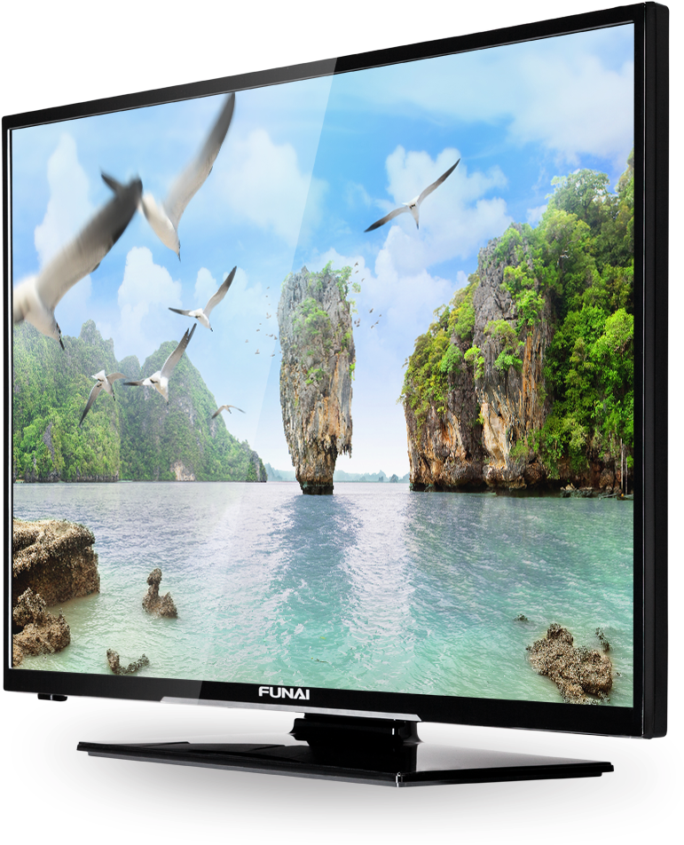 Flat Screen Tv Png - Transparent Background Led Tv Png Clipart (1000x1000), Png Download