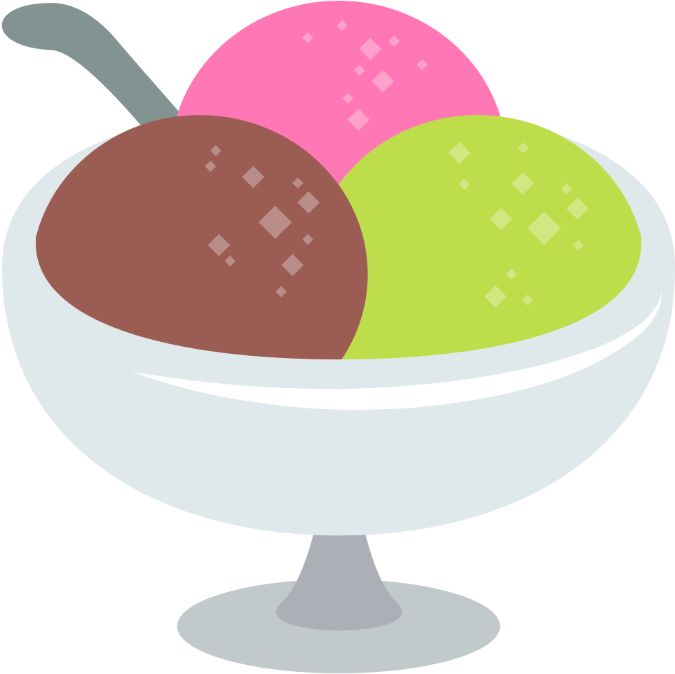 Emoji Ice Cream Clip Art - Png Download (1024x1024), Png Download