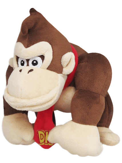 Donkey Kong 10" Plush - Donkey Kong Plush Clipart (600x600), Png Download