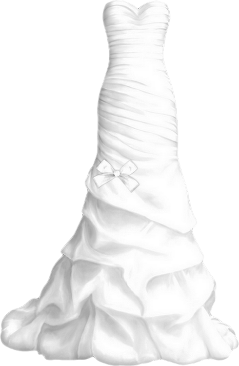 Gown Clipart (490x750), Png Download
