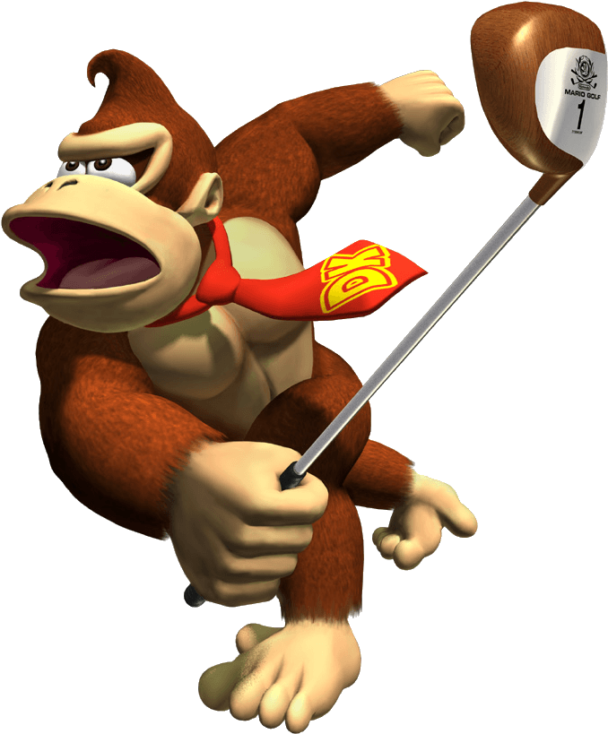 Donkey Kong From The Official Artwork Set For - Donkey Kong Mad Png Clipart (800x991), Png Download