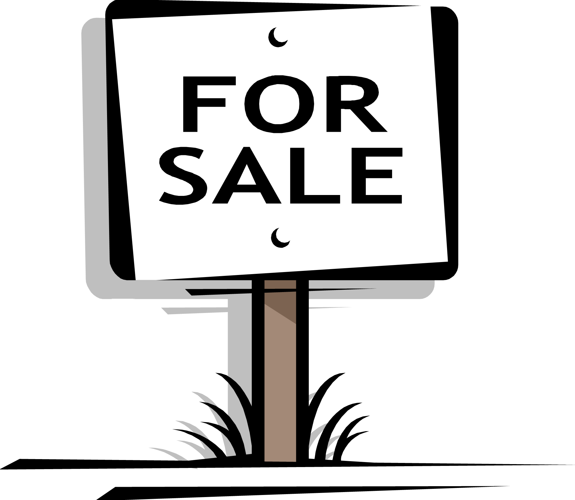 Jpg Transparent Library Clipart House For Sale Sign - Sale Clip Art - Png Download (1955x1700), Png Download