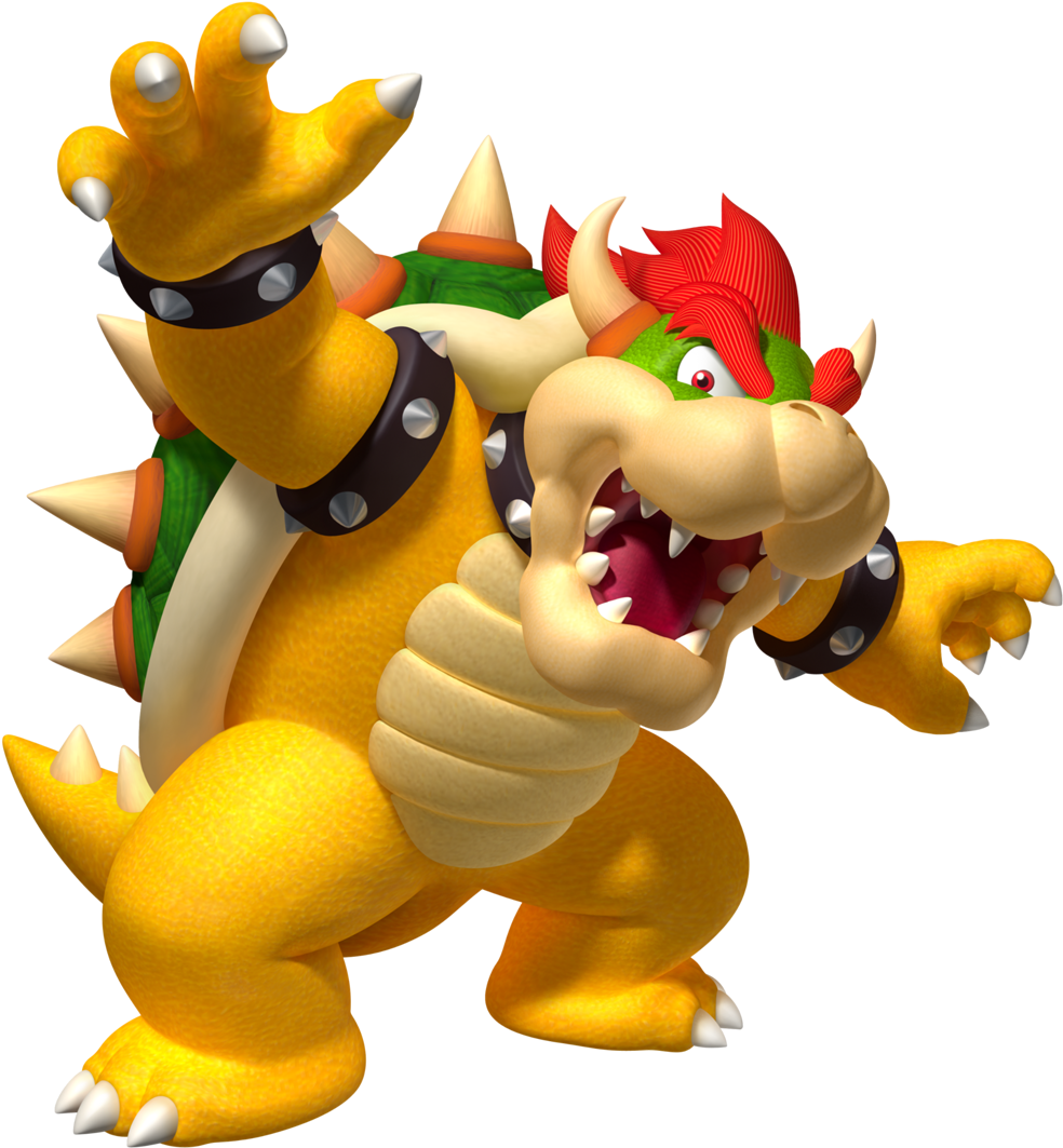 Bowser Png Pic - Bowser Mario Clipart (1000x1075), Png Download