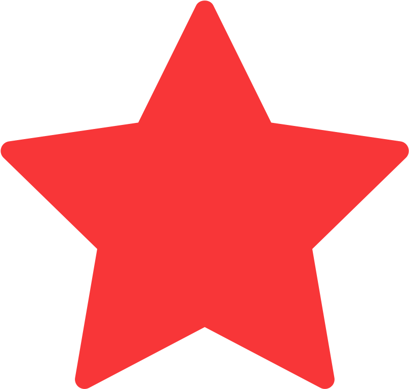 Redstar - Clipart Blue Star Transparent Background - Png Download (880x880), Png Download