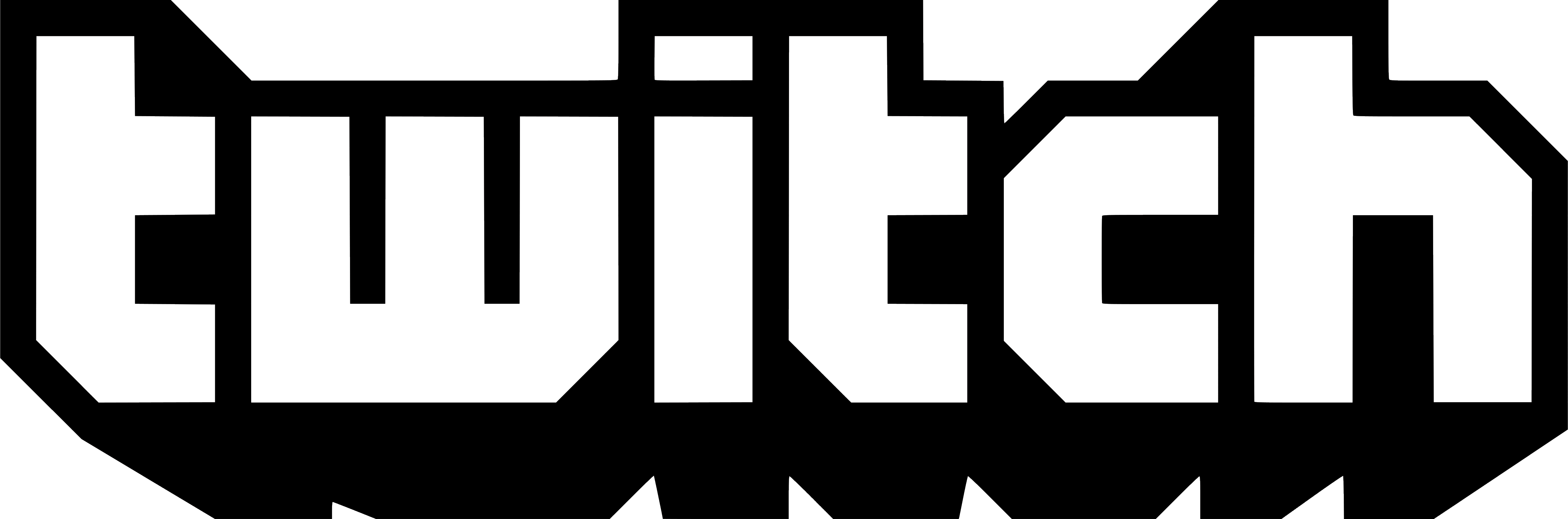 Twitch &ndash Logos Download - Twitch Tv Logo White Clipart (5000x1657), Png Download