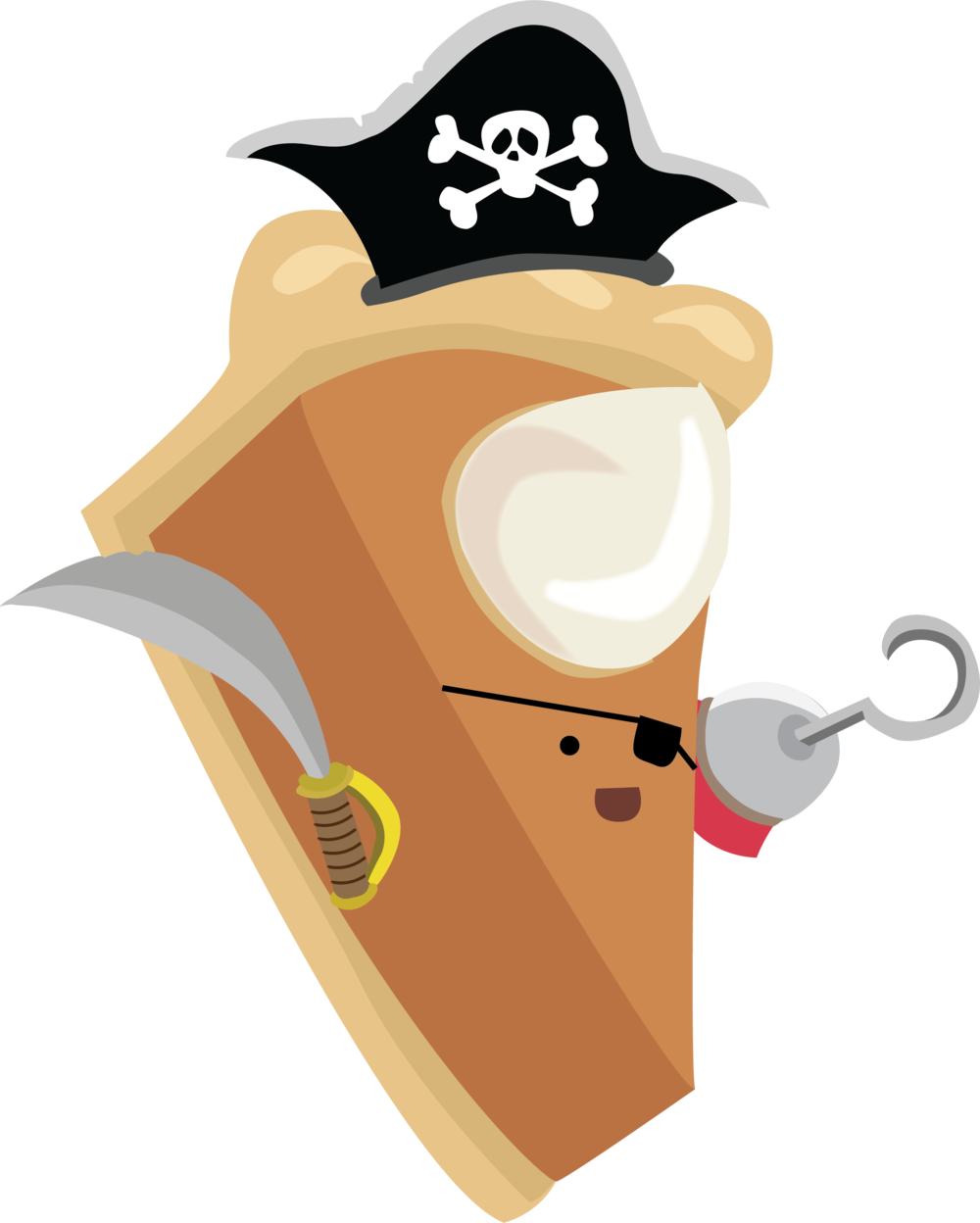 Pumpkin Pirate Clipart (1000x1248), Png Download
