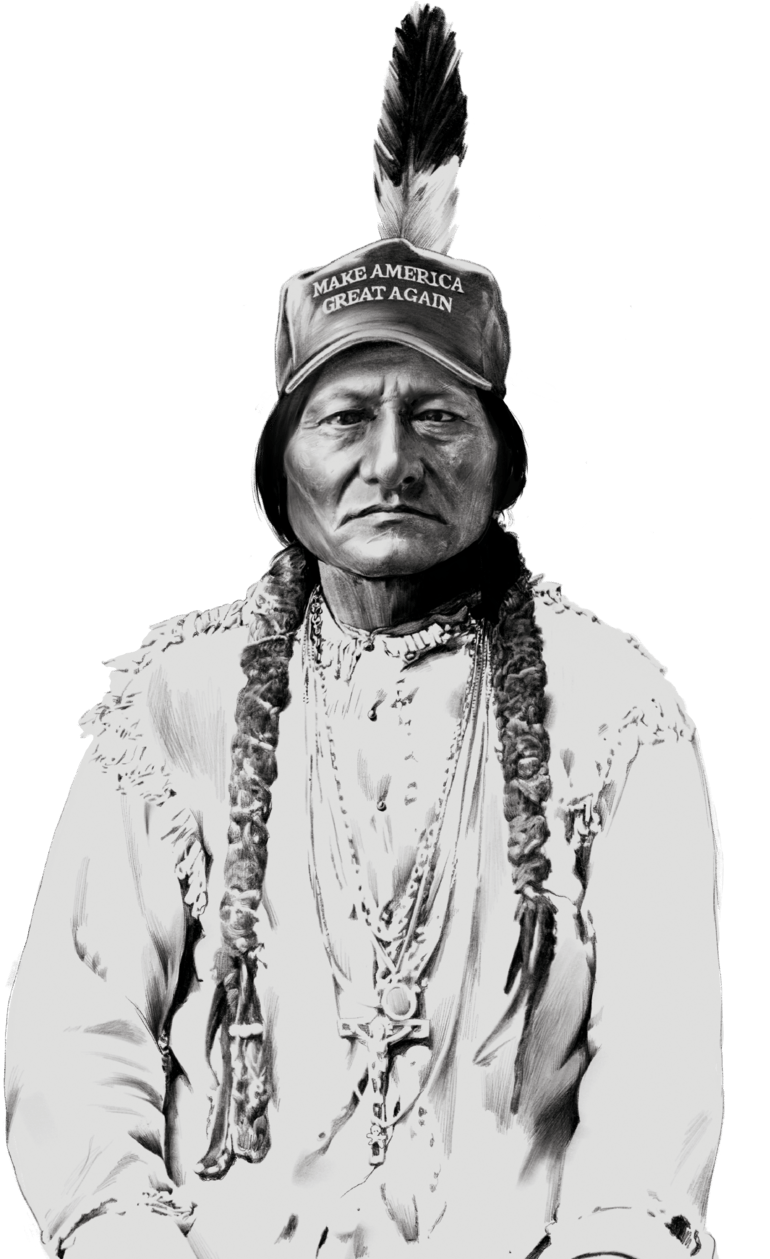 Make America Great Against - Dakota Sioux Shaman Woman Clipart (915x1258), Png Download
