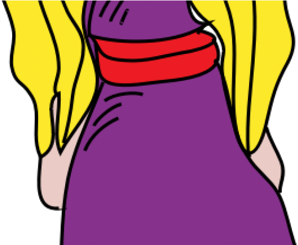 Girl Clipart Blonde Hair - Png Download (640x480), Png Download