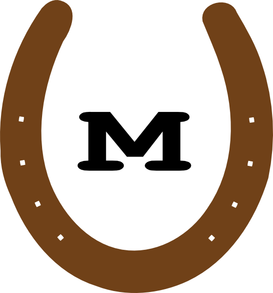 Png Royalty Free Stock Brown Horseshoe Clipart - Horse Shoe Brown Transparent Png (558x597), Png Download