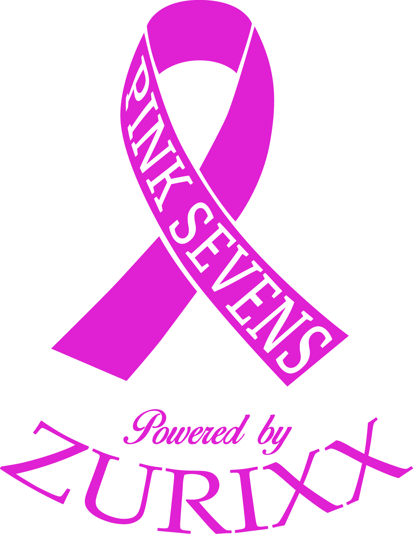Pink Ribbon And Zurixx2 - Forest Hill Signature Clipart (1408x1817), Png Download