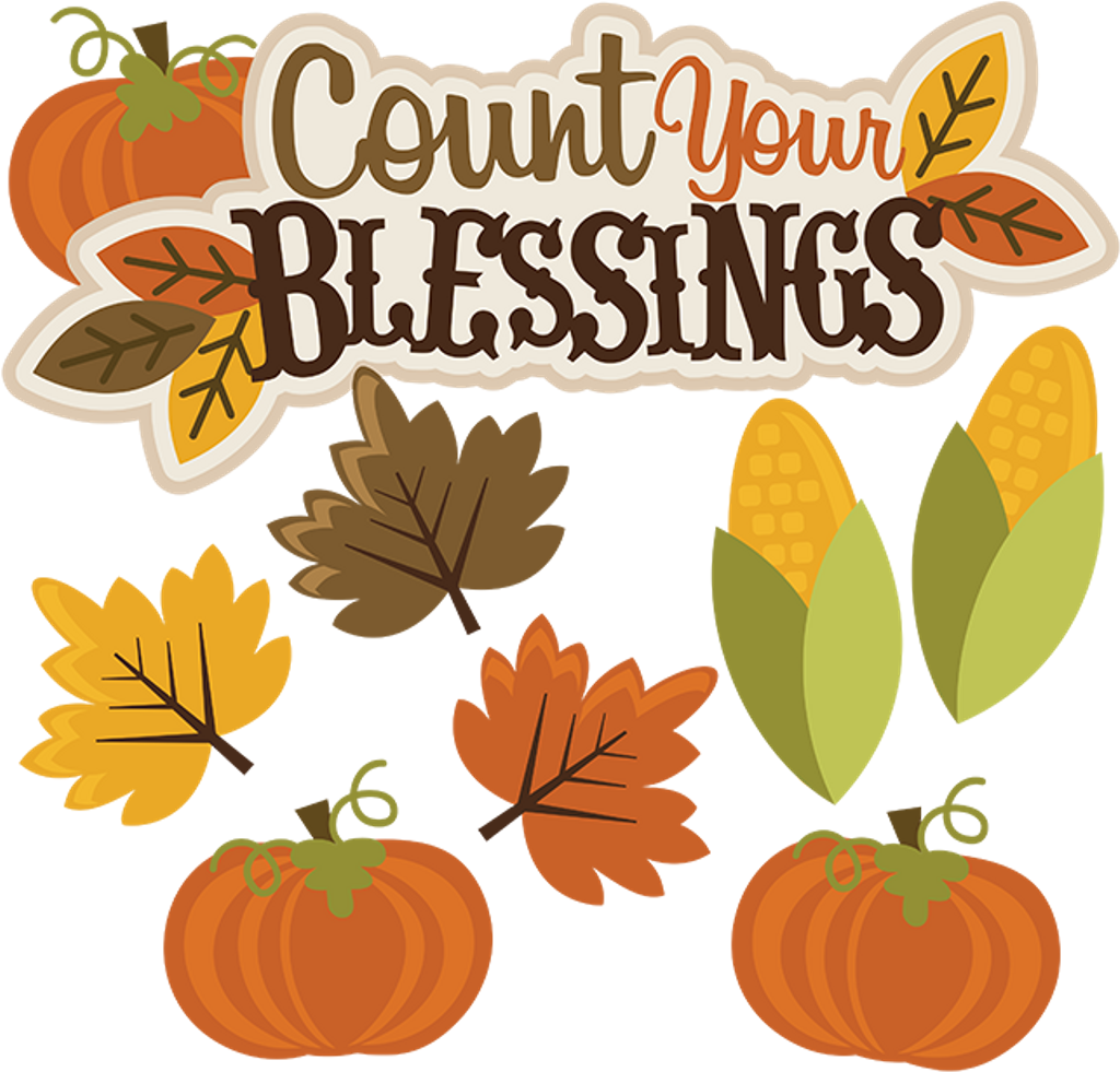 Thanksgiving Clip Arts - Count Your Blessings Thanksgiving - Png Download (648x622), Png Download