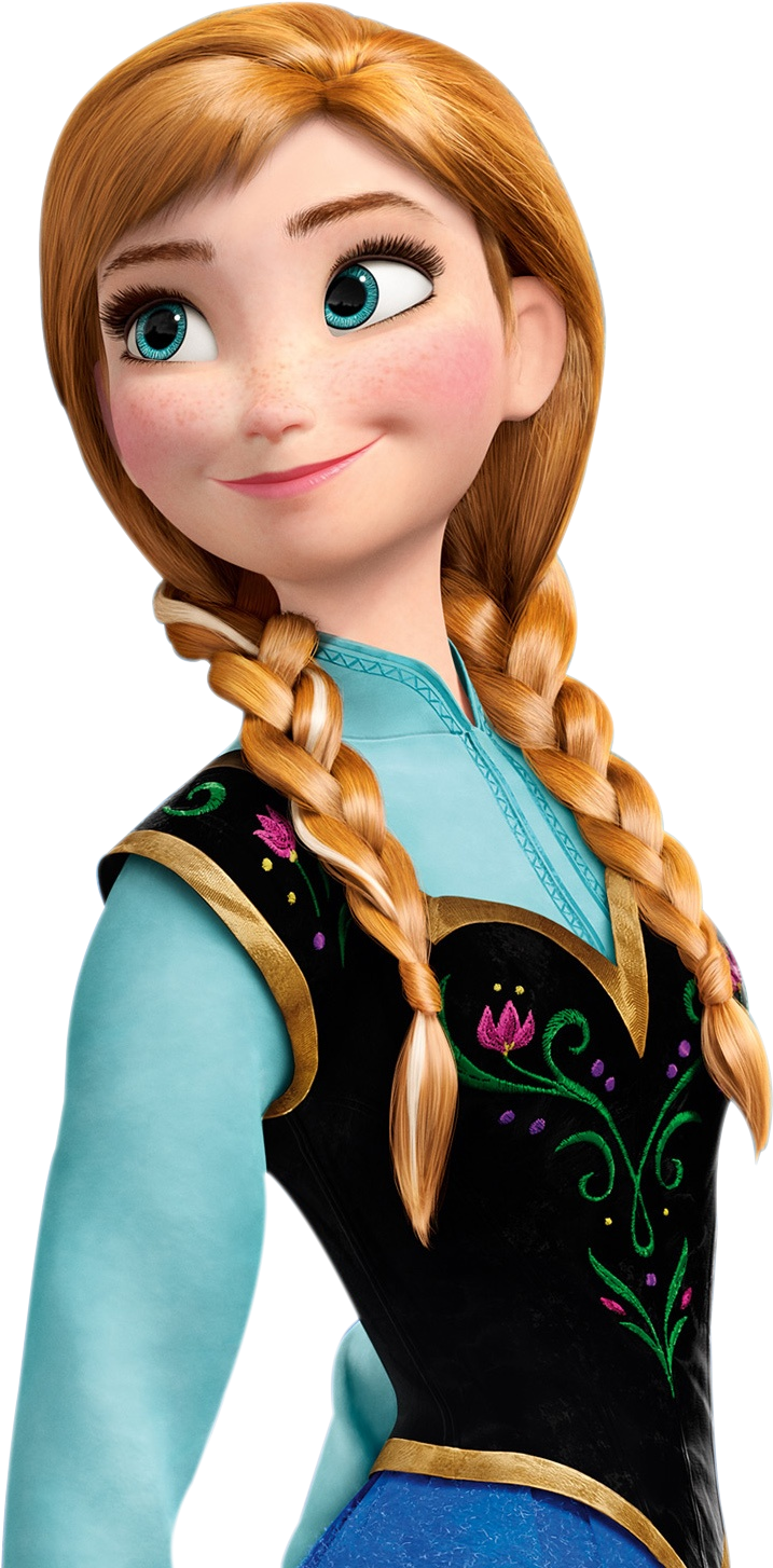 If You Like You Can Get Other Images Of Frozen Movie - Animated Movie Girl Characters Clipart (746x1536), Png Download